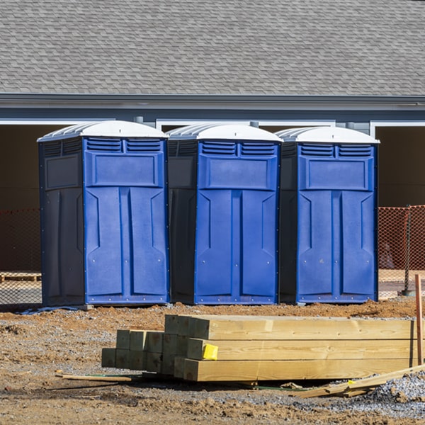 how can i report damages or issues with the porta potties during my rental period in Martin Louisiana